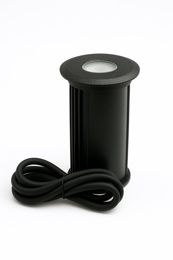UIG-SS/BLK-3WH/WW   12V 3W Round LED Deck Light