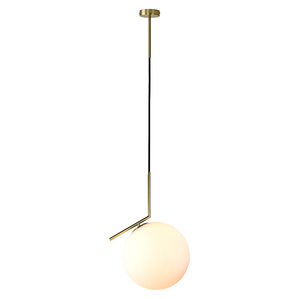 UP-IC-20/30GLD   IC Frosed Ball Pendant Light