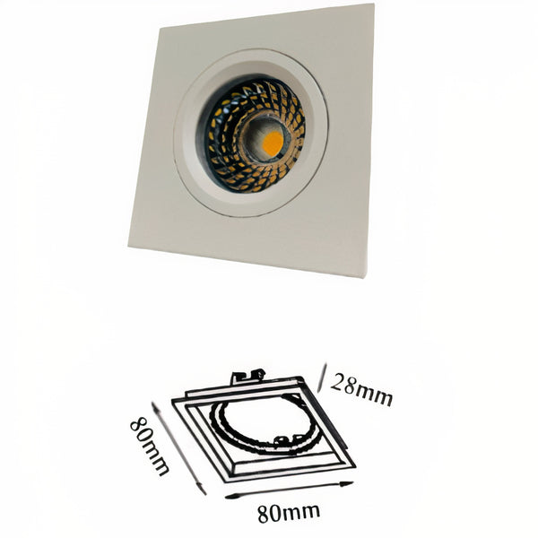 U3016B-WH  OPTIC DOWNLIGHT FRAME