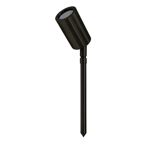 UBT9011-BLK/CP/SS  Plain Black adjustable spike light