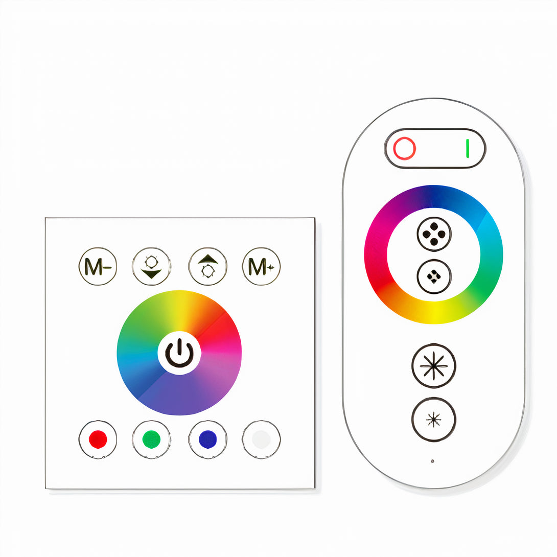 Rem Rgb UCONTROL-WM-REM-RGB-W Remote & Wall Controller for RGBW Strip – UGE ...
