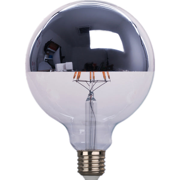 UG125R-CH-LED-8W-DIM   G125 Crown Chrome LED bulb