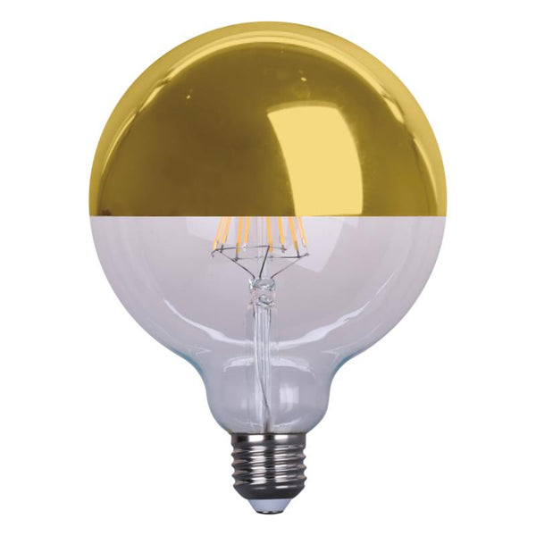 UG125R-GD-LED-8W-DIM   G125 Crown Gold LED bulb