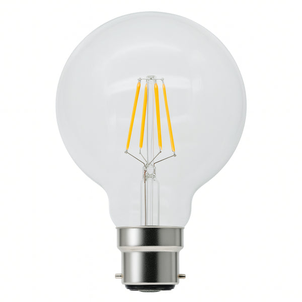 UG95L-LED4W-BC-DIM   LED Globe G95 Clear 4W Dimmable