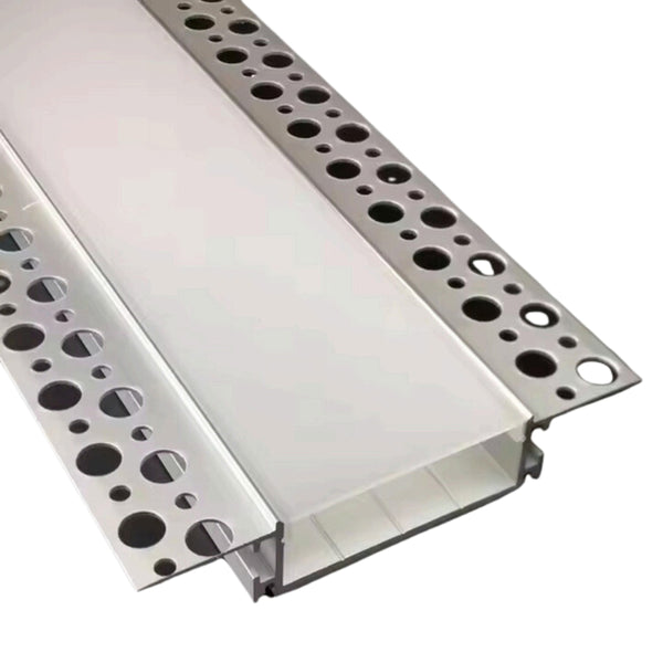 ULEDBAR-AL-10-3M  Trimless recessed plaster aluminium extrusion