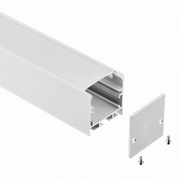 ULINEAR-3535-AL/BLK-3M   Surface mounted or Suspended aluminium extrusion