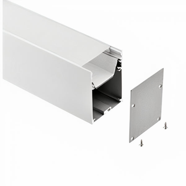 ULINEAR-5070-BLK/WH   Surface mounted or suspended aluminium extrusion