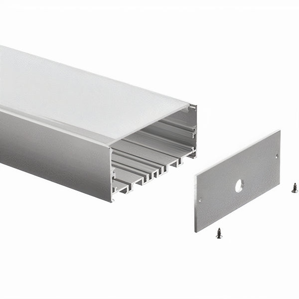 ULINEAR-8035-AL/BLK-3M   Surface mounted or Suspended black extrusion