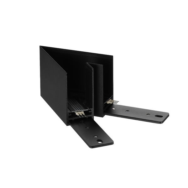 UMAG-45D-CORNER-BLK/WH  Magnetic track Corner  For Surface Mounted Installation