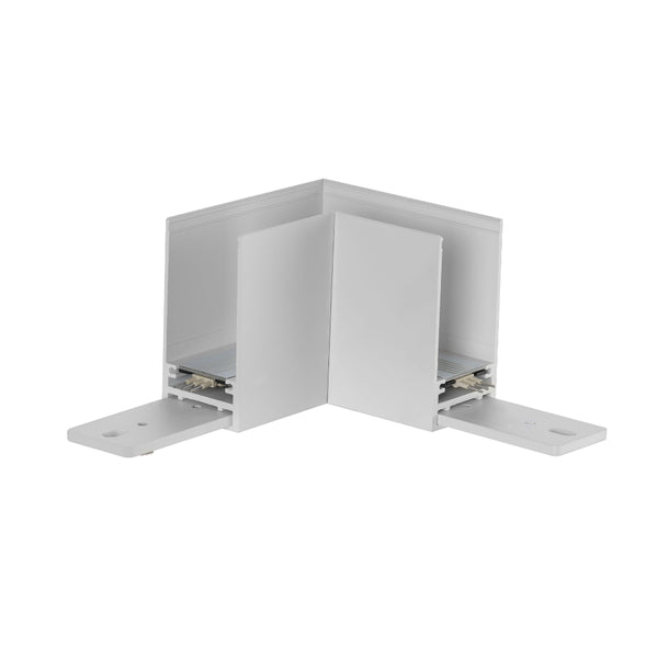 UMAG-L-JOINER-BLK/WH  Magnetic track Corner  For Surface Mounted Installation