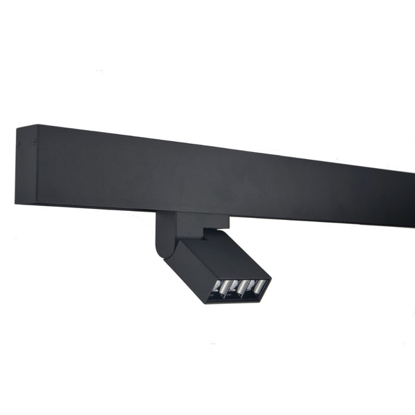 UMAG-SCOOP4/8/16-BLK-WW  24V LED Magnetic track light SCOOP series
