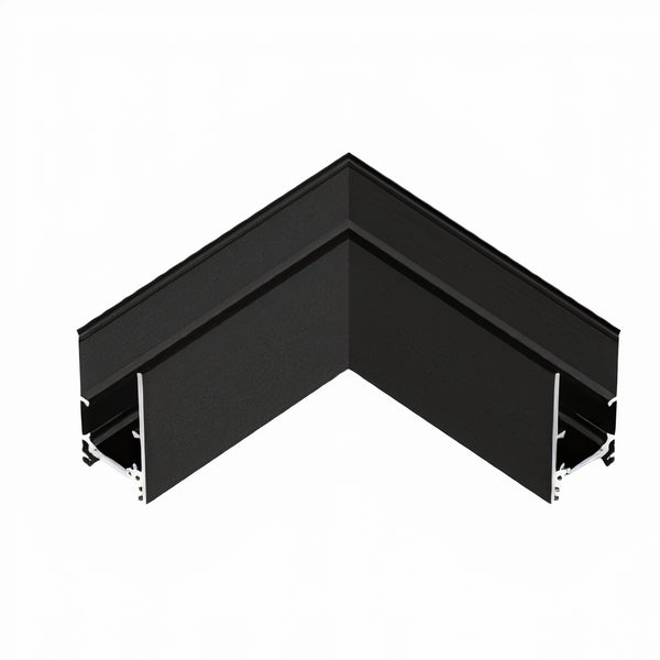 UMAGSL-L-JOINER-BLK   Mini magnetic track L black joiner