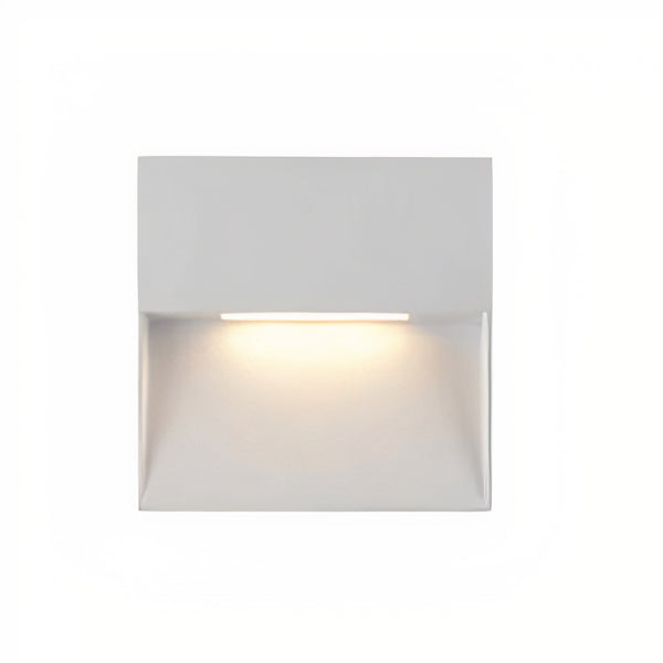 UOW-FUSION-WH/BLK-3CCT  FUSION Square Exterior LED Wall Light