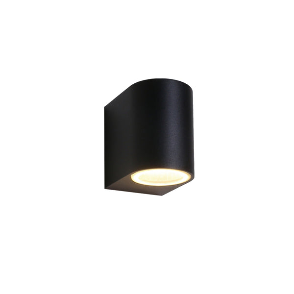UOW041COB-BLK-WW  Black Round COB Exterior Wall Light