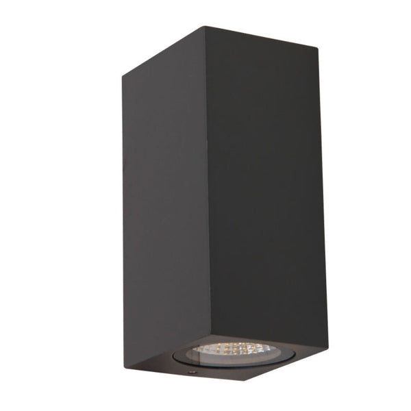 UOW044COB-BLK-3CCT  QUANTRUM Up & Down Exterior LED wall light