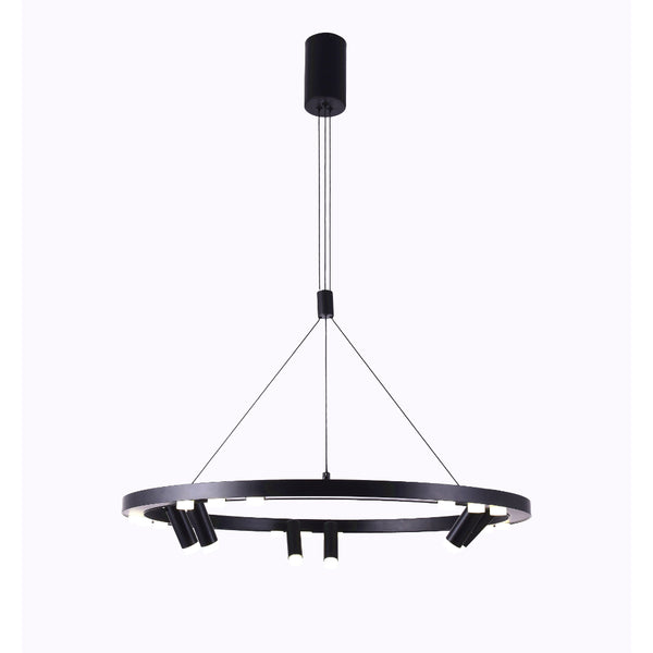 UP-ORIO-BLK   ORIO LED Black Pendant Light