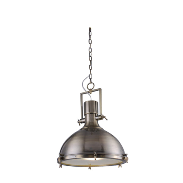 UP061P-AB   BOSTON Industrial Design Pendant Light
