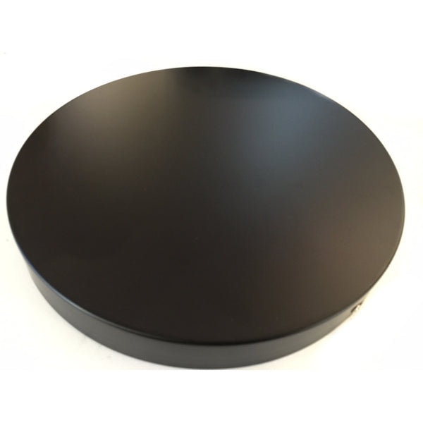 UPLATE320-BLK   Ceiling Plate without Holes Black