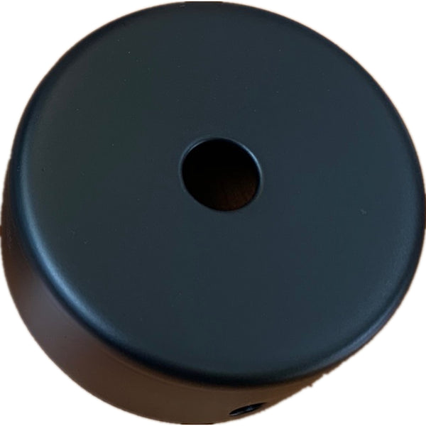 UPLATE60-BLK/WH   Surface mount 1 hole plate Ø60