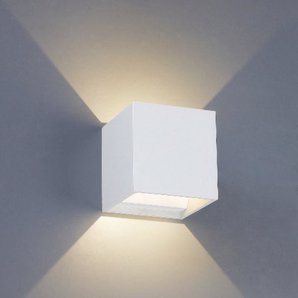 UWL42-WH/BLK-SQ-3CCT  REFOCUS Square Up Down LED Wall Light