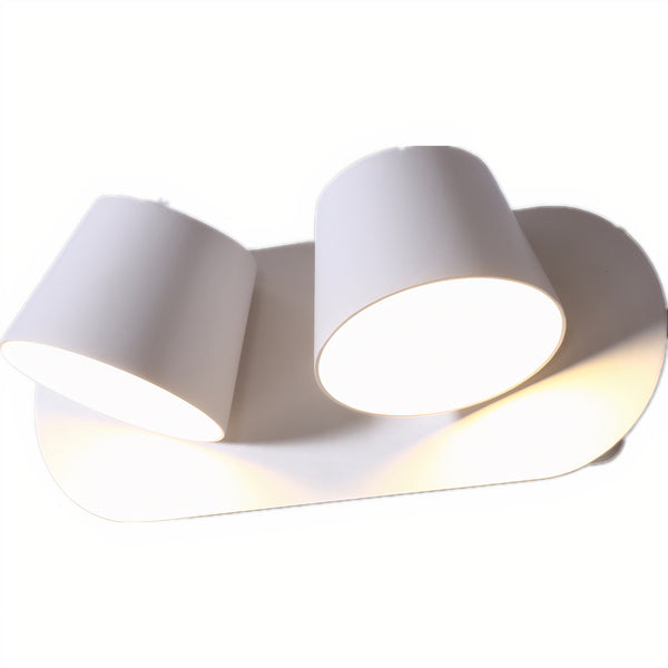 UWLYARRA2WH/BLK-WW Yarra LED Interior Duo Wall Light with Switch