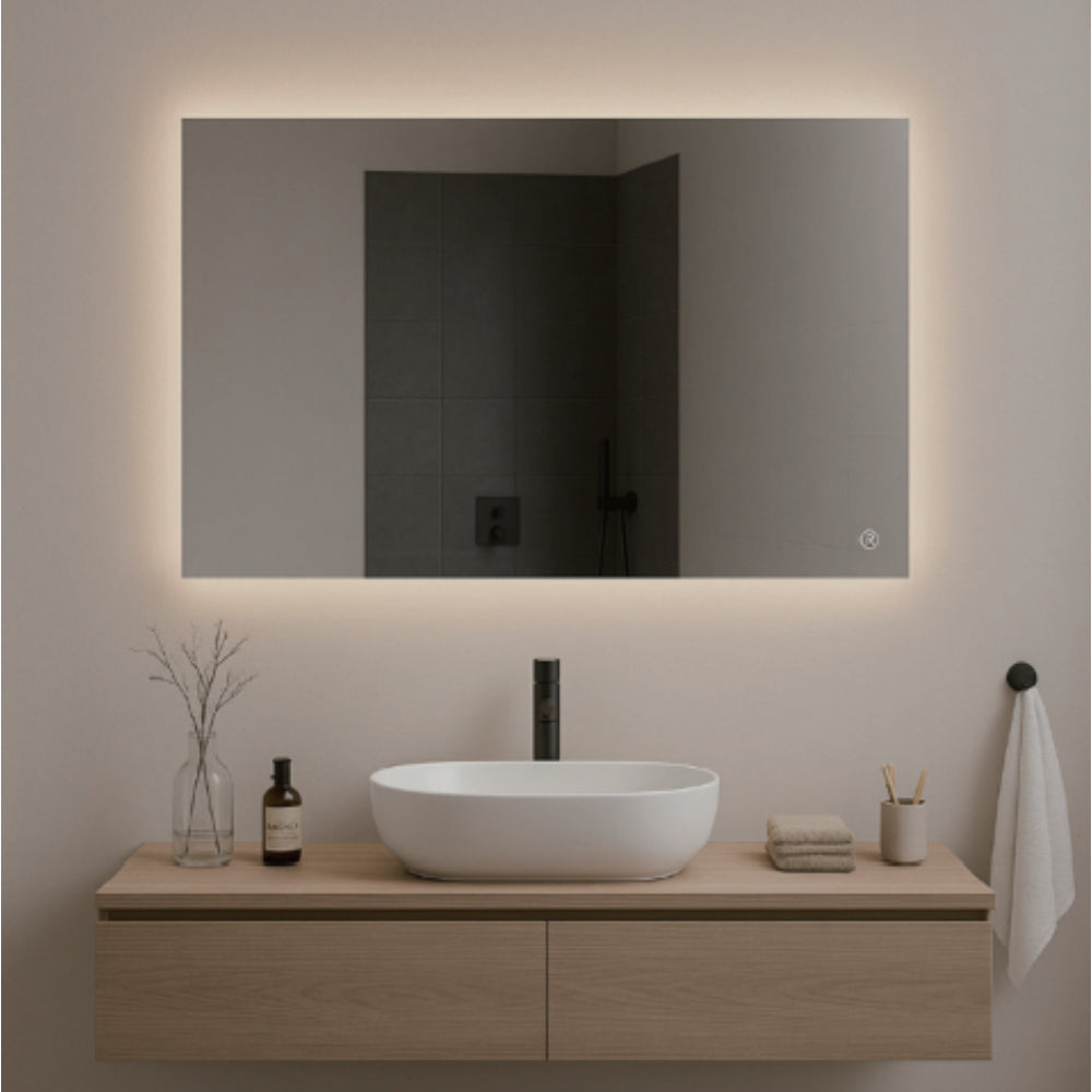 UMRR-HVRT-B-900CLR RADIANT Rectangular LED Mirror Light – UGE Lighting
